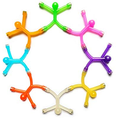 Knewmart Kühlschrankmagnete, 8 Stück Mini-Männchen-Kühlschrankmagnete, süßer Gummimagnet, magnetisch für Erwachsene, Büro, lustige dekorative Dekoration, durchscheinend (8)