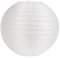 DAZONE® 30 Stücke Weiße Papier Laterne Lampions rund Lampenschirm + 30er Warmweiße Mini LED-Ballons Lichter Hochtzeit Dekoration Papierlaterne (40cm)
