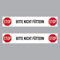 GreenIT 2 Aufkleber 20cm Sticker Stop Bitte Nicht Füttern Hinweis für Zoo Tierpark 4061963068687