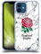 Head Case Designs Officially Licensed England Rugby Union White Marble Soft Gel Case Compatible With Apple iPhone 12 / iPhone 12 Pro