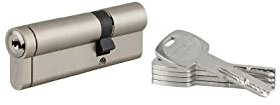 THIRARD - Cylindre Débrayable Transit 1 - Nickelé - Sécurité Renforcée - 6 Goupilles - Anti-Crochetage, Anti-Arrachement - 30 x 65 mm - 5 Clés Réversibles Longues - Gris
