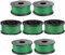 Bobine de fil pour Black et Decker GL7033 GL8033 GL9035 A6486 débroussailleuse sans fil 2,0 mm 6,1 m, Bobine de fil rechange Coupe Bordure pour Black and Decker A6486 (7pcs)