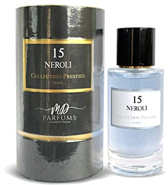 MDPARFUMS Eau de Parfum Neroli I 50 ml Made in Frankreich I Neroli Nr. 15 – Kollektion Prestige Paris I Parfüm für Damen und Herren