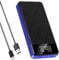 Portable Charger 30000mAh PD 25W USB C Fast Charging Power Bank with 3 Output & 3 Input, LED Screen Display, LED Flashlight, Portable Battery Pack Suitable for Smart Phones, Tablets and More