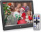 Andoer 25,7 cm (10,1 Zoll) digitaler Bilderrahmen, elektronisches Album für Büro, 1280 x 800 IPS-Display, unterstützt die Funktion Foto/Video/Musik/Uhr/Kalender mit Fernbedienung auf der Rückseite