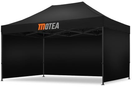 Pavillion Pliable + 4 Parois pavillon 3x4,5m Pliable Tourtecs de Course MOTEA