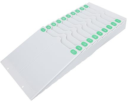 Alipis Regal zum Aufhängen für Anwesenheitskarten Flexibler Kartenhalter aus Pappe Lager und Büro-anwesenheitskartenständer Kartenhalter-zubehör