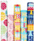 VEYLIN Geschenkpapier Geburtstag rolle, 5 ×3M Geschenkpapier Kindergeburtstage für Geburtstag, Party, Baby Shower, Festliche Dekorationen (43CM x 15M)