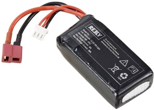Reely Pack de Batterie (LiPo) 7.4 V 1800 mAh Nombre de cellules: 2 Pack Course fiche T Femelle