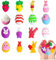 15 Stück Mochi Squishy Ostern,Ostern Mochi Squishy Quetschspielzeug,Mochi Squishy Spielzeugen Kawaii Squishy-Fidget-Toy für Ostern Partyzubehör,Osterthema Party Gunst,Ostereier jagen,Osterkörbe