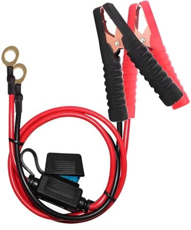 CGEAMDY Batterie Krokodilklemmen Mit Kable 4m, Krokodilklemmen Krokodilklemmen 12 V 24 V überbrückungskabel, Für Kfz Wechselrichter, Autobatterie, Anderes Gerät