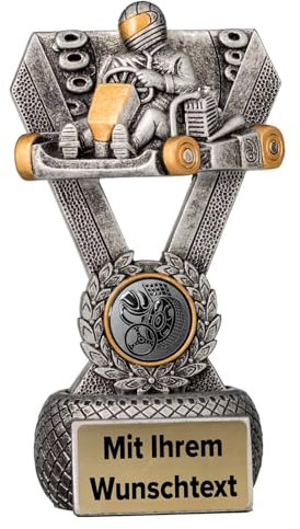 Deitert Trophäe Kart 4er Serie 3942 Gold/Silber 12,6 cm