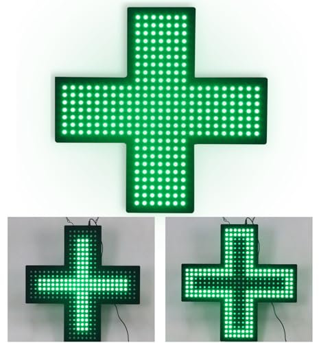 LED-Schild, 3 Animationseffekte (immer an, Blinklicht und allgemeines Blinken) mit Kette zum Aufhängen und Adapterkabel
