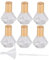 HAPINARY 8stücke Glasflaschen Für Ätherische Öle Leere Roll-flaschen Mit Goldkappen Für Und Aromatherapie Trichter Und Pipette