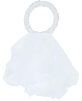 TOGEVAL 1 Pc voile de mariage femme robe de mariée hair charms wedding dress robe iée bandeau fleur rose beau voile de iée pour la iée s de iée blanche