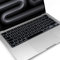 Tastaturabdeckung für MacBook 2024 16 Zoll M4 Pro/Max Chip Modell A3112 A3185 A3401 A3186 A3403 UK/EU Layout Protector Zubehör (Silikon Deutsch)