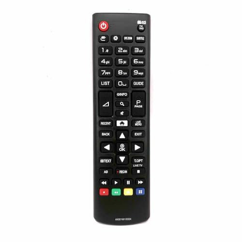 XINFUTE AKB74915324 - Mando a distancia para LG LCD LED TV 43UH610V 50UH635V 32LH604V 40UH630V 43LH604V 49LH604V 55UH605V