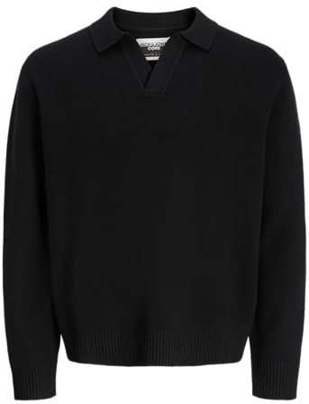 JACK & JONES Jcocover Knit Split Neck Polo