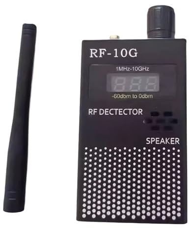 ISKDJBJG Signal Finder, Radio Frequency Detector, Portable Bug Detector Hidden Camera Detector for Hotels, Travel, Home