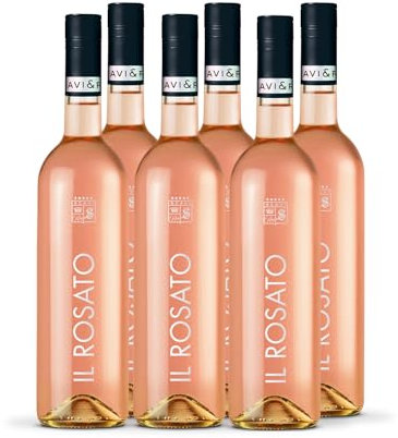 SCAVI & RAY Il Rosato 6 x 0,75L - trockener Rosé Wein aus Norditalien, Merlot Cuvée mit Himbeernoten, 12% Vol. - für romantische Momente