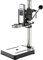 Supporto Trapano a Colonna Professionale - Universale Regolabile con Colonna Acciaio 100mm & Base Alluminio, 60mm Profondità Foratura, 3 Adattatori per Legno/Plastica/Metallo, DIY & Officina