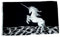 Fahne / Flagge Einhorn schwarz NEU 90 x 150 cm Flaggen