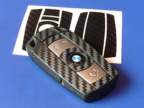 WIM-SHOP 3D Carbon Aufkleber für SCHLÜSSEL in SCHWARZ Made in Germany