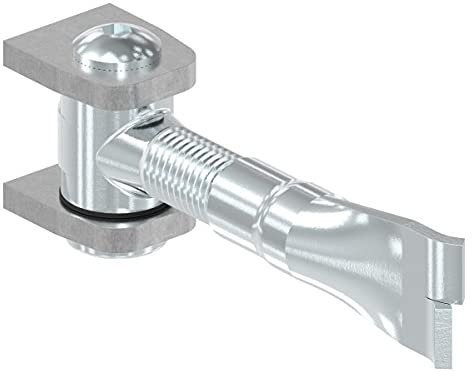 Fenau - Torband M22 / Halterung verstellbar zum Einmauern - Stahl S235JR, roh - Tragkraft pro Paar: 220 kg