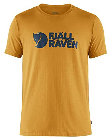 FJALLRAVEN Herren Logo T-Shirt M, Ochre, L