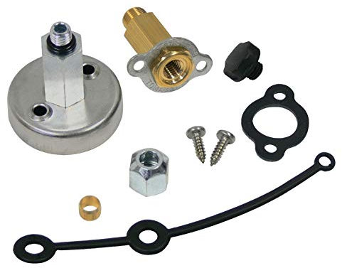Tomasetto LPG-Befüllanschluss Mini mit Adapter Dish M10, 60 mm lang, Silber, Metall, 30 mm Wandstärke, 1 Stück