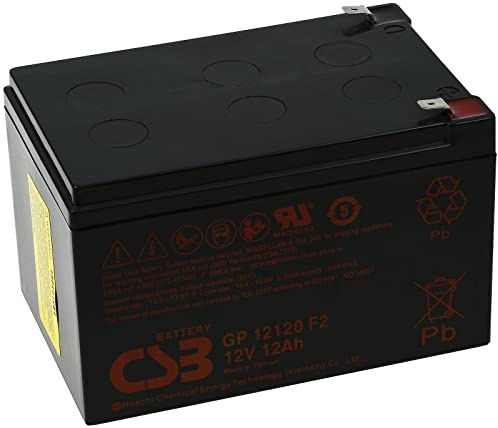 CSB Standby Bleiakku passend für APC Smart UPS SU1000 12V 12Ah, 12V, Lead-Acid