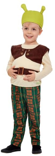 Smiffys Kostüm Shrek, mit oberteil, hose und hut Halloween