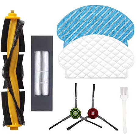 Sweet D Bürste Filter Reinigungstuch Ersatzteile DX5G-KTA Kompatibel mit Deebot OZMO 950 OZMO 920 Roboterstaubsauger