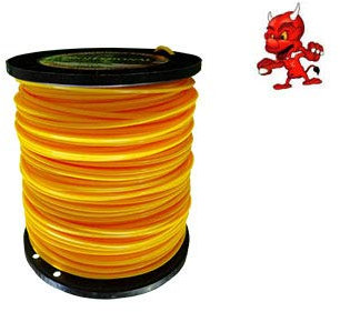 Original Maschinen Teufel Mähfaden Trimmerfaden Ersatzfaden Faden 2,4mm / 7Kant /436m passend für Motorsense Freischneider Rasentrimmer von Stihl Dolmar Husqvarna Solo Einhell Makita uvm.