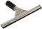 Tradineur - Limpiacristales Profesional de Acero Inoxidable, rasqueta con Hoja de Goma, Limpiador de Ventanas, Cristales, mamparas de duchas - 25,5 cm