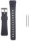 CABLEPELADO Uhrenarmband kompatibel mit Casio | Silikonband Casio | Harz | silberne Schnalle | inklusive 2 Federstegen | geeignet für Modelle F91W F-91W mit 18 mm Befestigung | schwarzes Armband