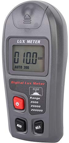 Topyond Präzises Hand-Luxmeter – Licht Messen – 200.000 Reichweite – Ideal Für Fotografie, Zuhause Und Am Arbeitsplatz – Inklusive Haltefunktion – Batteriebetrieben
