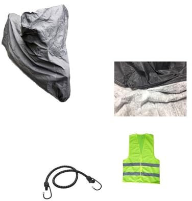 KOMPATIBEL MIT BMW R 1150 RT MOTORRADABDECKUNG FÜR WINDSCHUTZSCHEIBE UND wasserdichte TOPCASE Abdeckung FÜR Motorrad PVC GRÖSSE XXL 295X110X140CM
