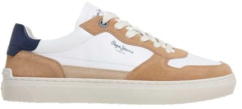 Pepe Jeans Camden Nature Leder Turnschuhe weiß