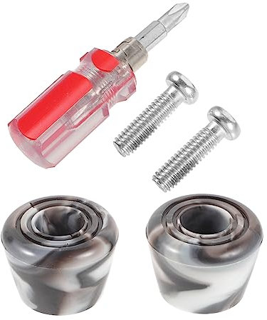 Yardwe Skateboard-zubehör Doppelreihige Bremsbeläge Zehenstopper Für Rollschuhe Jam Plugs