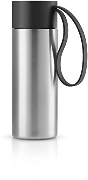 EVA SOLO | To-Go-Becher 12oz | Doppelwandiger Thermobecher mit Vakuum | Dänisches Design und Funktionalität | Schwarz