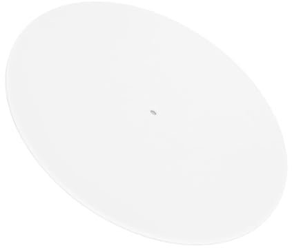 Turntable Mat, Acrylic 12 Inch Reduce Static Dust Noise Record Player Slipmat Platter Slip Mats, for 12 Inch Record Player (1)