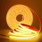 XUNATA COB Neon LED Streifen, 12V 320LEDs/m Superhell Hohe Dichte IP68 Wasserdicht, Flex Selbstklebend Diffusion COB LED Schlauch Lichtband Strip für Festival Party DIY Deko (Warmweiß, 6M)