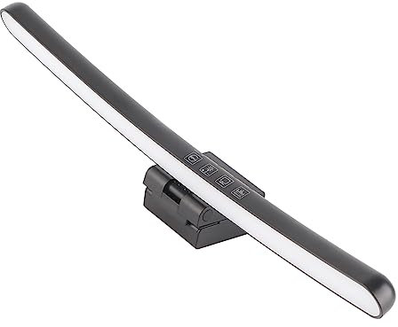 Computer Monitor Lamp 5V 1A Asymmetric Optical Touch Dimming Screen Monitor Light Bar with 7 Color RGB Monitor Backlight for Curved Screen