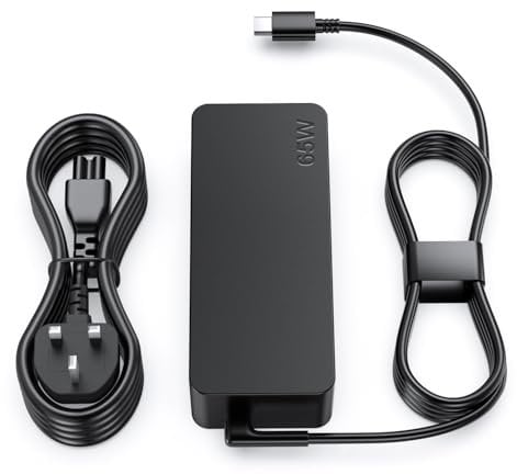 USB C Laptop Charger 65W Fast Type C Chromebook Charger Compatible with Lenovo, HP, Samsung, Acer, Asus, Google, Universal USB Type-C Laptop Chargers also works with 45W devices