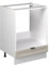 Vicco Küchenschränke Fame-Line, Herdschrank, GrauBeige, 60 cm ohne Arbeitsplatte
