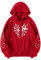 Generisch Sweatjacke Damen Langarm übergangsjacke Mode Sport Pullover Sweatshirt Lässig Sweatshirt mit Kapuze Aufdruck Damenpullover Mit Kapuze Winterjacke Reißverschluss Vintage Hoodie mit Taschen