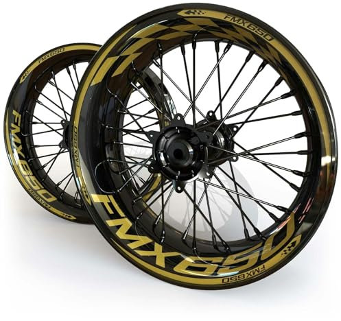 SQNYDH Motorrad-Radaufkleber, Felgenaufkleber Für HO&NDA FMX650 FMX 650, Modifizierte Dekorative Aufkleber(Farbe 6)