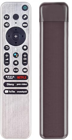 AULCMEET Telecomando RMF-TX910U Nuova sostituzione del telecomando vocale per fit for Sony 4K UHD Smart TV XR-83A80L XR55A95L XR65A95L XR75X93L XR77A95L XR83A80L 55A83L
