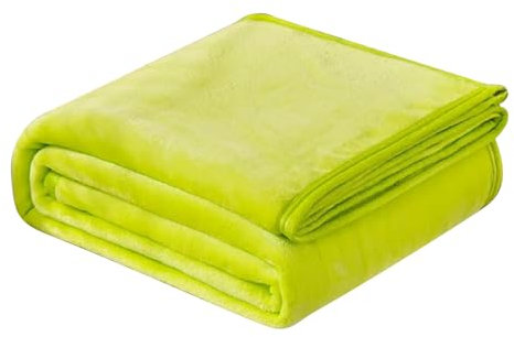 Decke Sofa Kuscheldecke Flauschig Tages-Decke Felldecke Dicke Decken Fleece Couchdecke Flanell Warme Wohndecke für Wohnzimmer, Couch, Sofa, Bett, Sofadecke 70x100 cm Weiche Einfarbig Tagesdecke